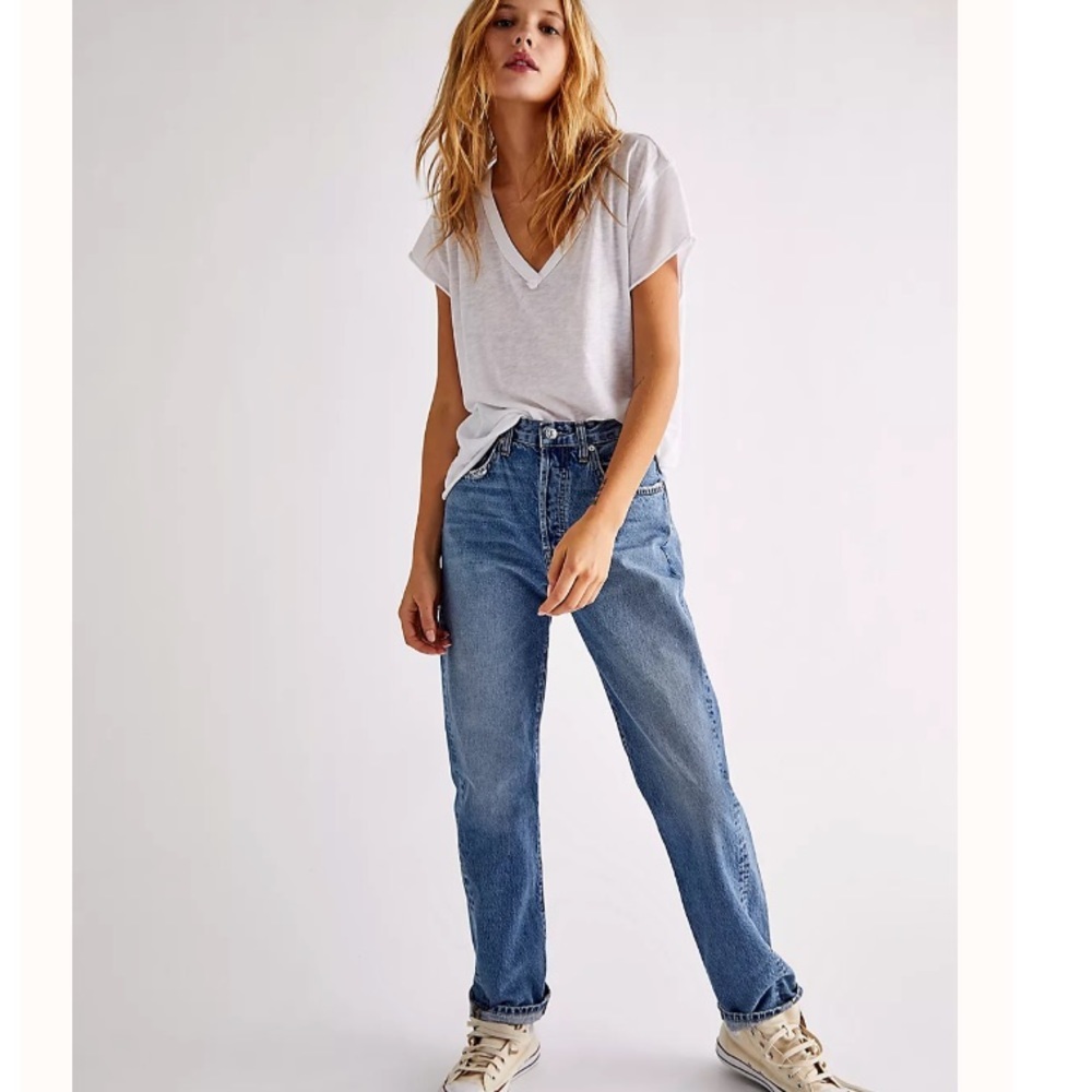 Free People EDWIN Tash Straight Jeans